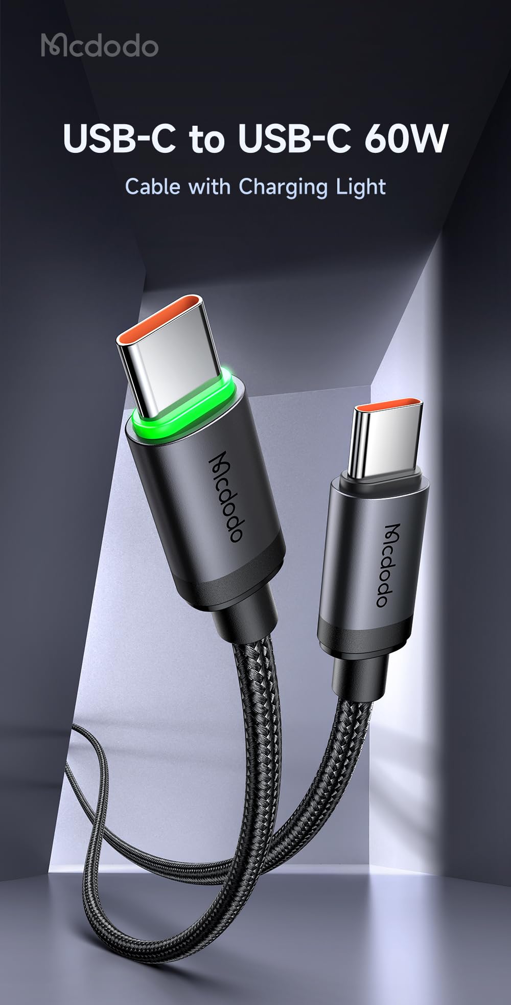 mcdodo 60W Type C to Type C Fast Charging Cable -3
