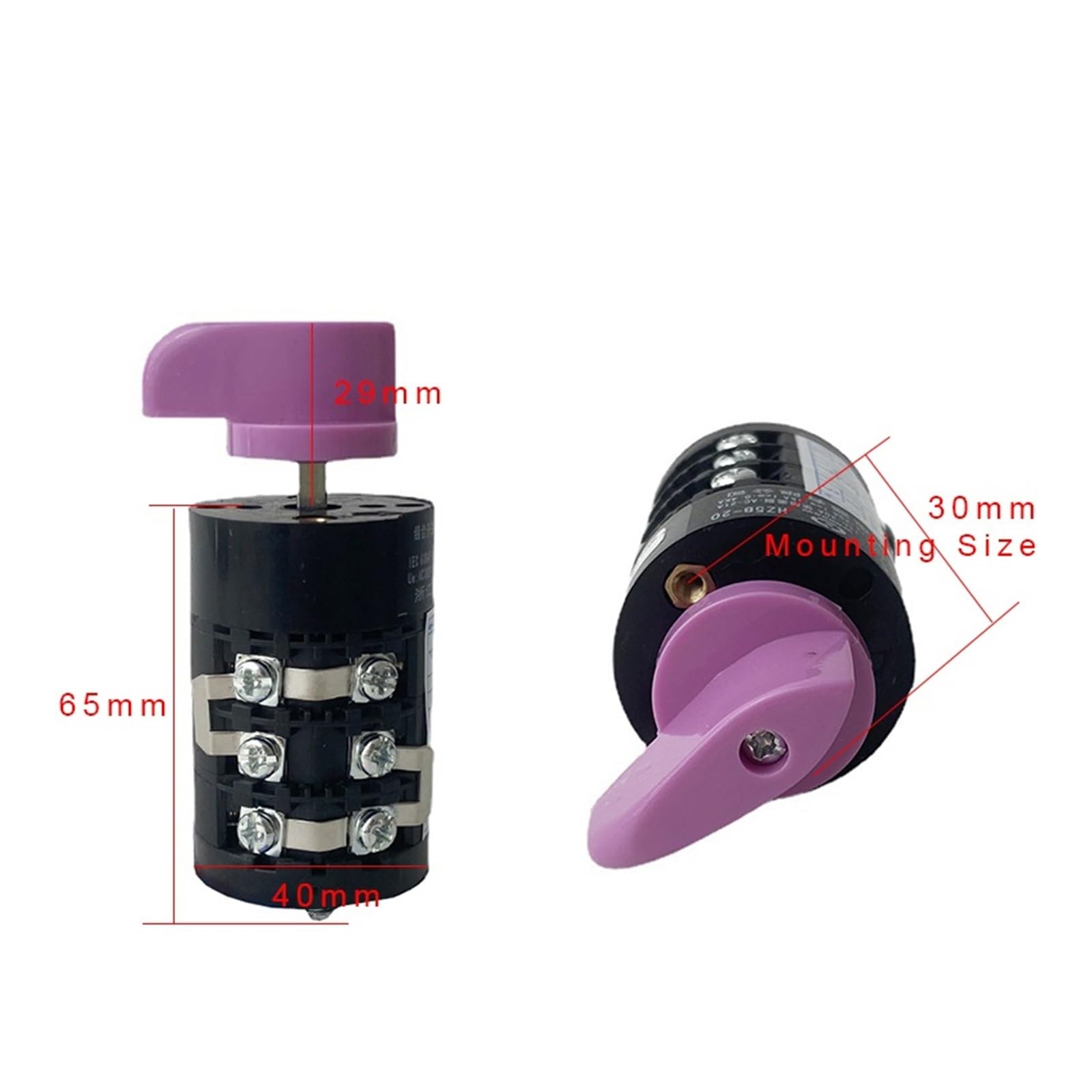 TSIOHKBS HZ5B-20/3 20A 3P Professional Multi-Step 0-7 Position Rotary Cam Switch