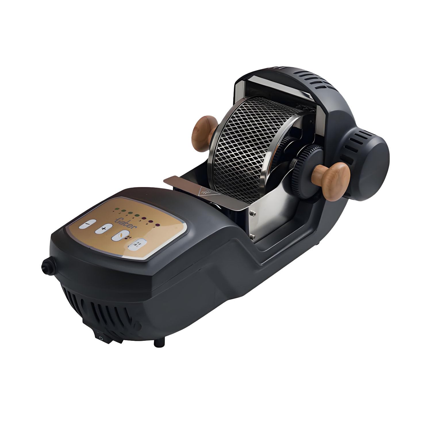 AiODiO Small Coffee Roaster, 1500W Fully Automatic Coffee Bean Roaster，Compact Design，7 Roasting Levels Optional, for Cafe Shop, Restaurant, Home, Office