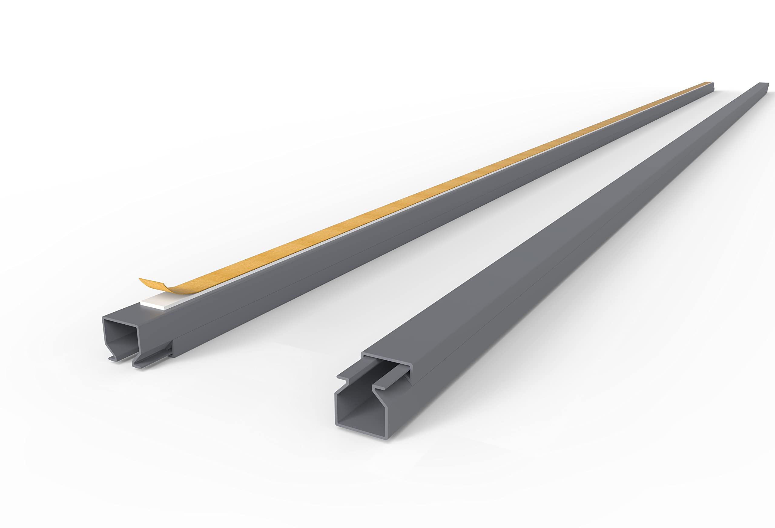 D-Line zelfklevend kabelgoot halfrond 30x15mm 2m zwart