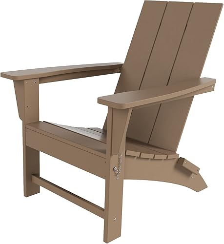Costaelm Sillas Adirondack plegables ajustables para patio al aire libre, resistentes a la intemperie, sillas de hoguera exteriores para porche,