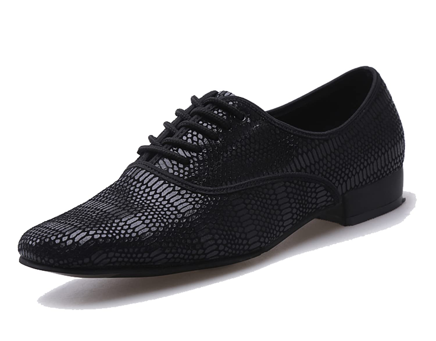 Scarpe Da Ballo Litnermia Uomo - Latin Jazz Tango Con Suola In Pelle - Foto 3