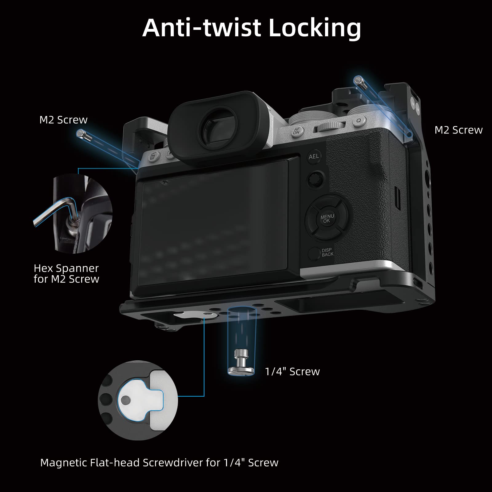 Amazon.co.jp: Nitze XT5ケージ FUJIFILM X-T5カメラ用 - T-F03A
