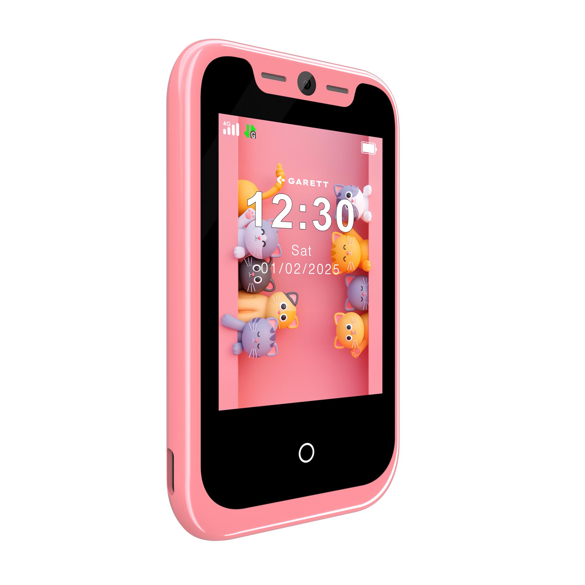 Garett Smartphone für Kinder - Handy Kinderhandy - 2,8” IPS - 16 GB 2 Kameras - 2G 3G 4G LTE - GPS GEO-Zaun SOS - OneKid Rosa