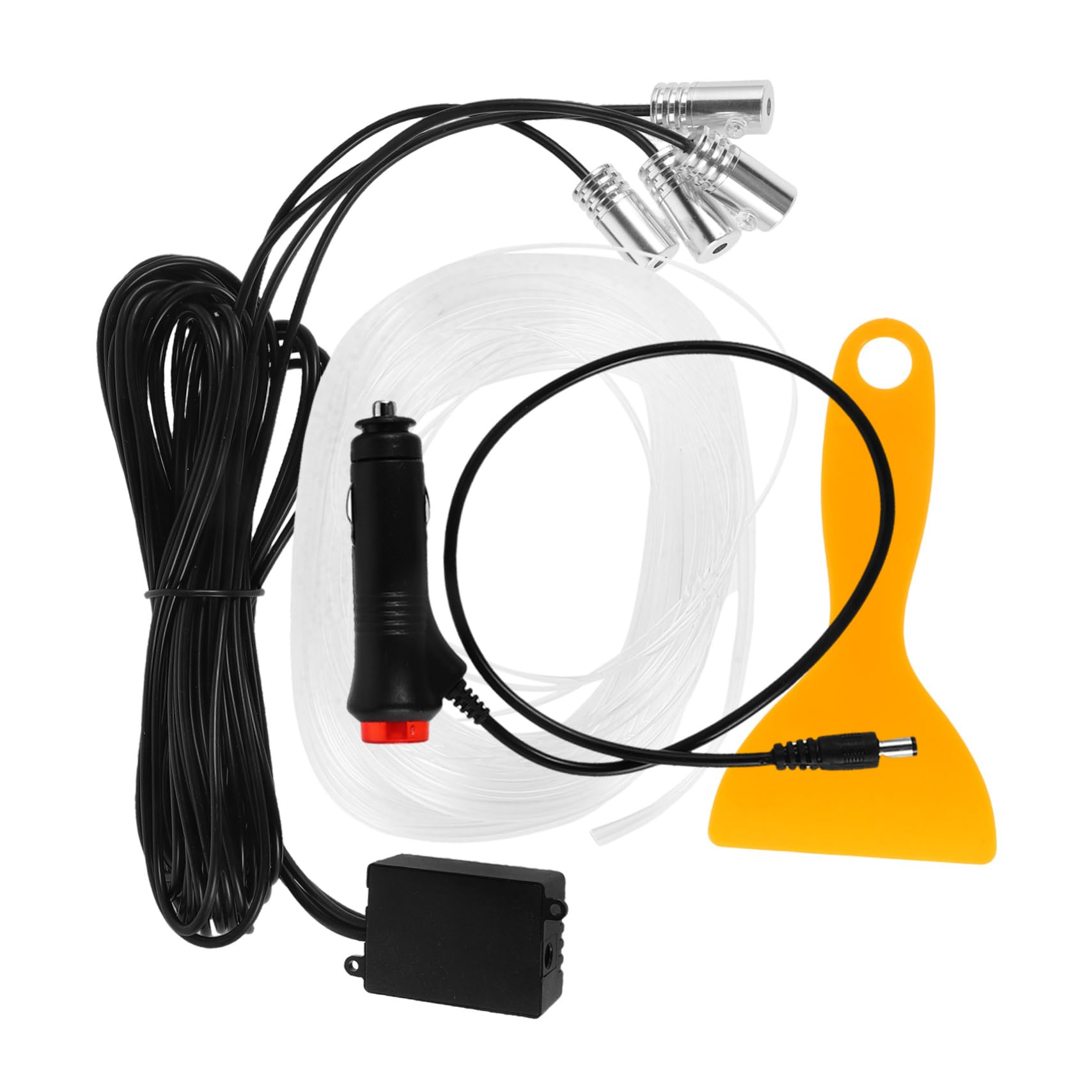 SOESFOUFU 1 Set Led Decorative Light Strips Fiber Optic Ambient Lighting Kit for Car Interior Split 7 Options