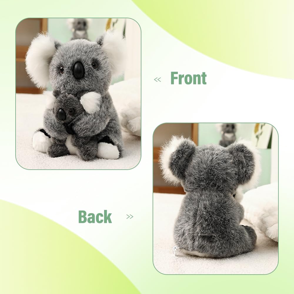 Peluche Koala De 18 Cm Para Abrazar | Juguete Tierno Y Suave Para Adultos Y Niños | Alivia La Ansiedad Y Proporciona Compañía | Regalo Emocional