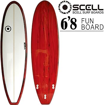 SCELL サーフボード　8フィート Amazon | SCELL セル ファンボード 6'8 レールにピンライン有り