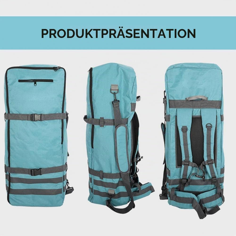 Paddelboard-Rucksack, Reisetasche mit Reißverschluss, tragbar, Nylon, wasserdicht, großes Fassungsvermögen, SUP, Surfbrett, Reißverschlusstasche für aufblasbares Stand-Up-Paddel, 84 l