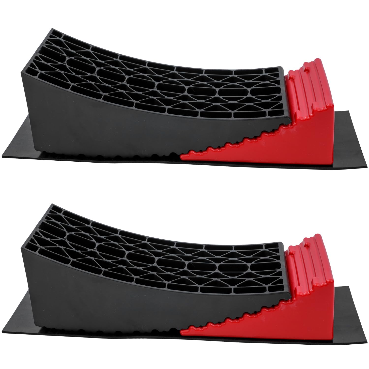 KATSU Tools Paquete de 2 niveladores para caravanas, rampas niveladoras para caravanas, Bloques de 13,5 toneladas de Capacidad, Resistentes para autocaravanas, Furgonetas y remolques