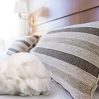 Vista 4 de BUTUZE Fibra de poliéster, relleno de fibra de alta calidad, cuentas de relleno, cuentas de relleno de peso de 5.29 oz, relleno para muñecas