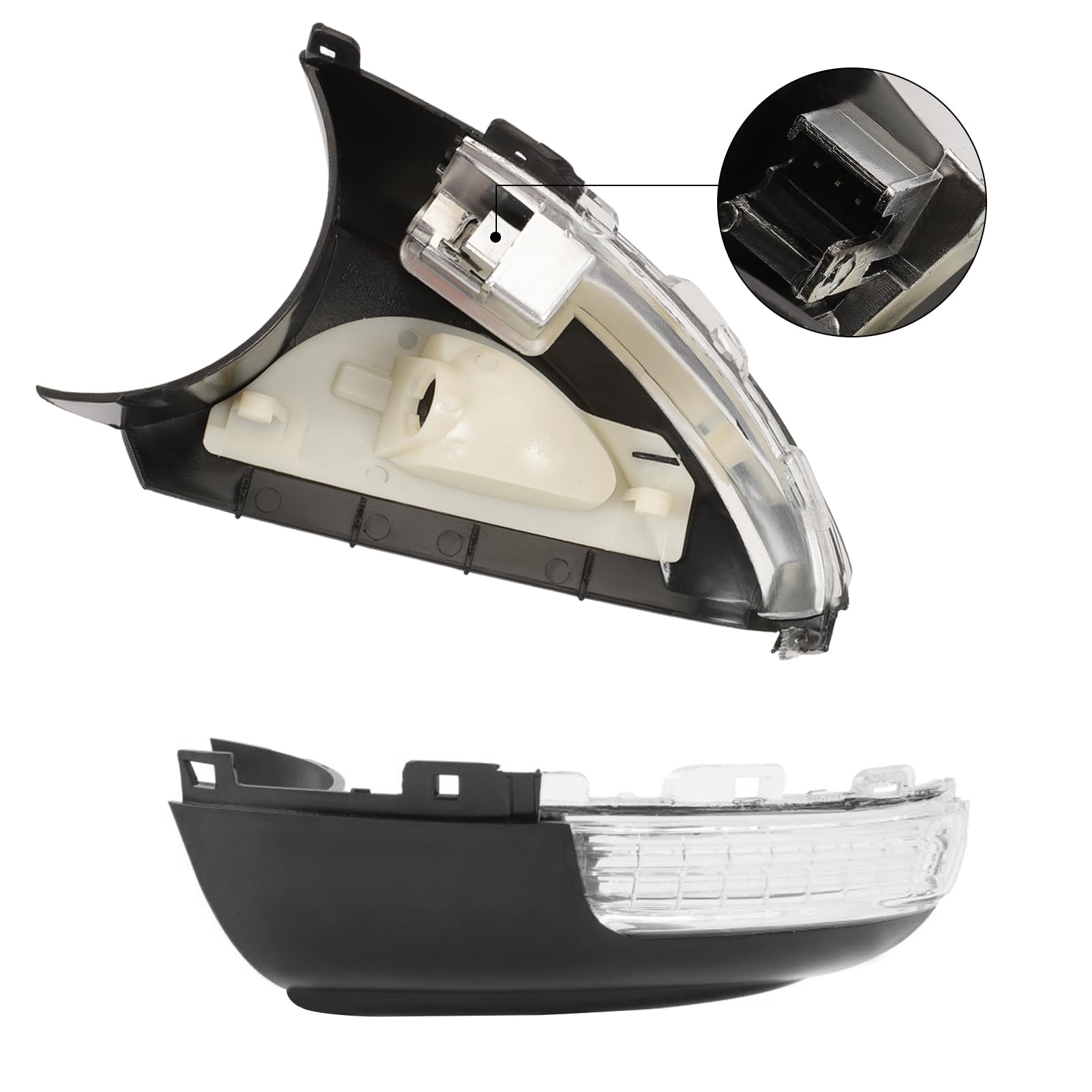 1 paio Indicatore Direzione per Specchietto Retrovisore adatto per Alhambra (710) Tiguan Sharan (7N) 2010 -ON Tiguan (5N) 2008 5N0949101 5N0949101B 5N0949101D Nessuna illuminazione ambientale