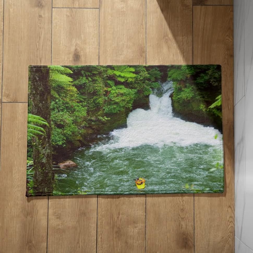 Tapis d'entrée couloir absorbant et grand tapis de bain antidérapant CEVAN