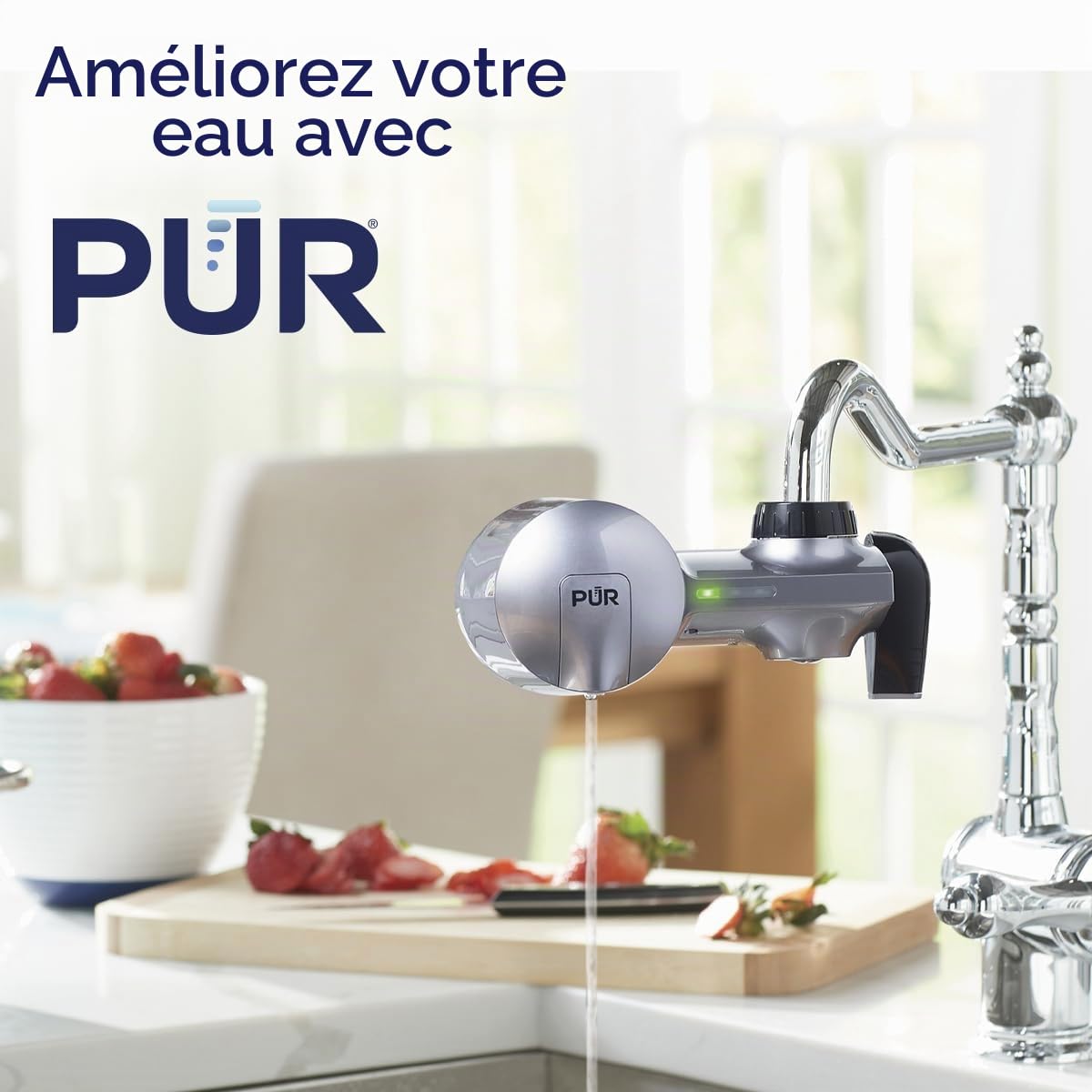 Système de Filtration d'eau Basique Pur pour Robinet, PFM350V