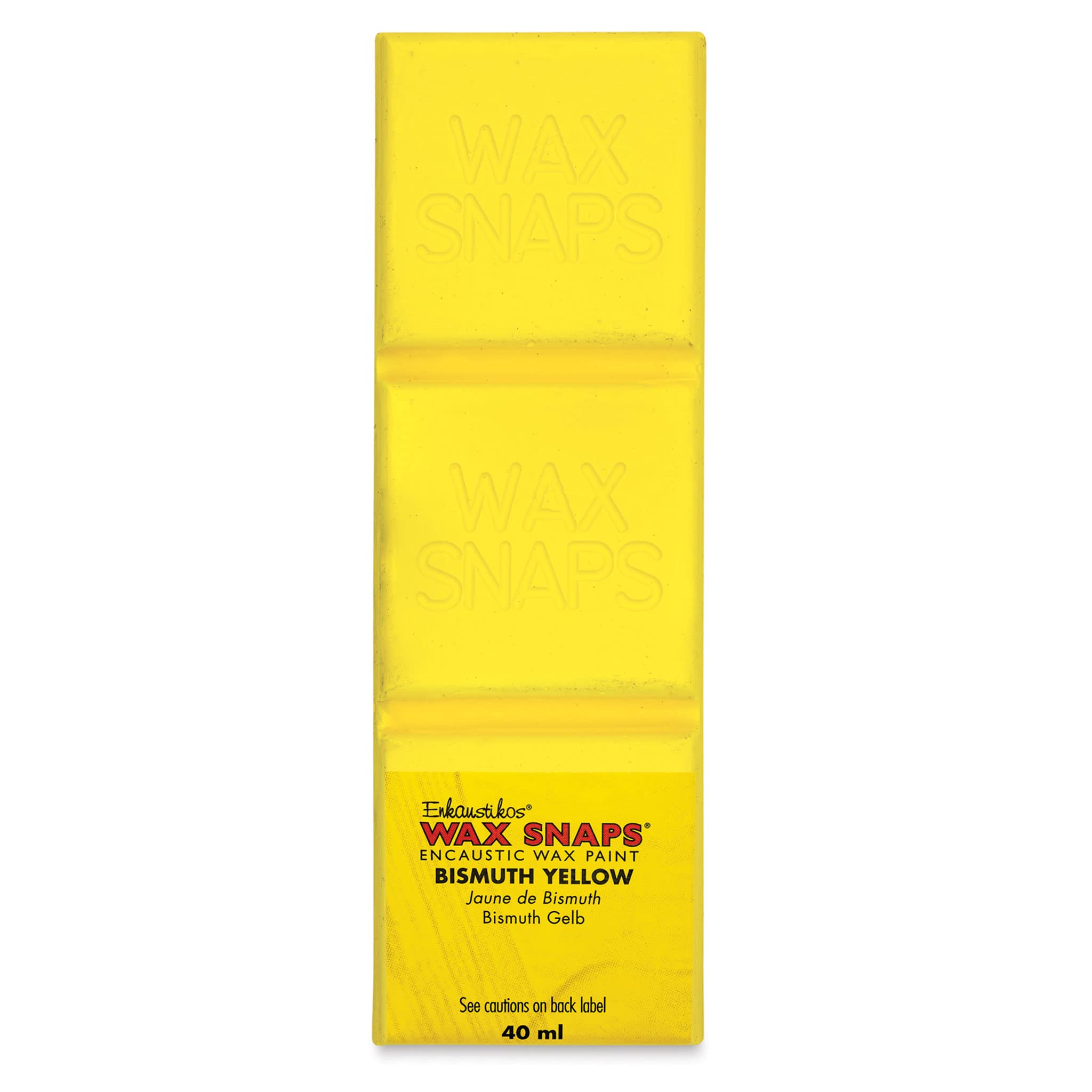 Enkaustikos Wax Snaps - Bismuth Yellow 40ml