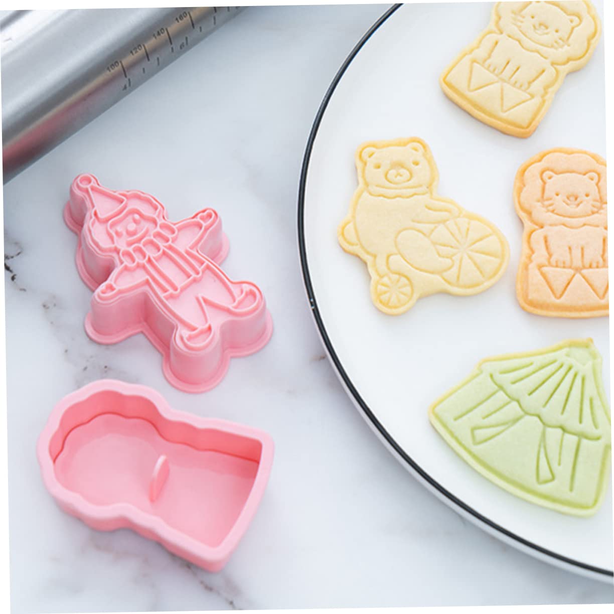 TOPBATHY 30pièces Emporte Plastique De Forme De Pour Biscuits Outils De Pâtisserie Amusants Pour Cookies Et Fondant
