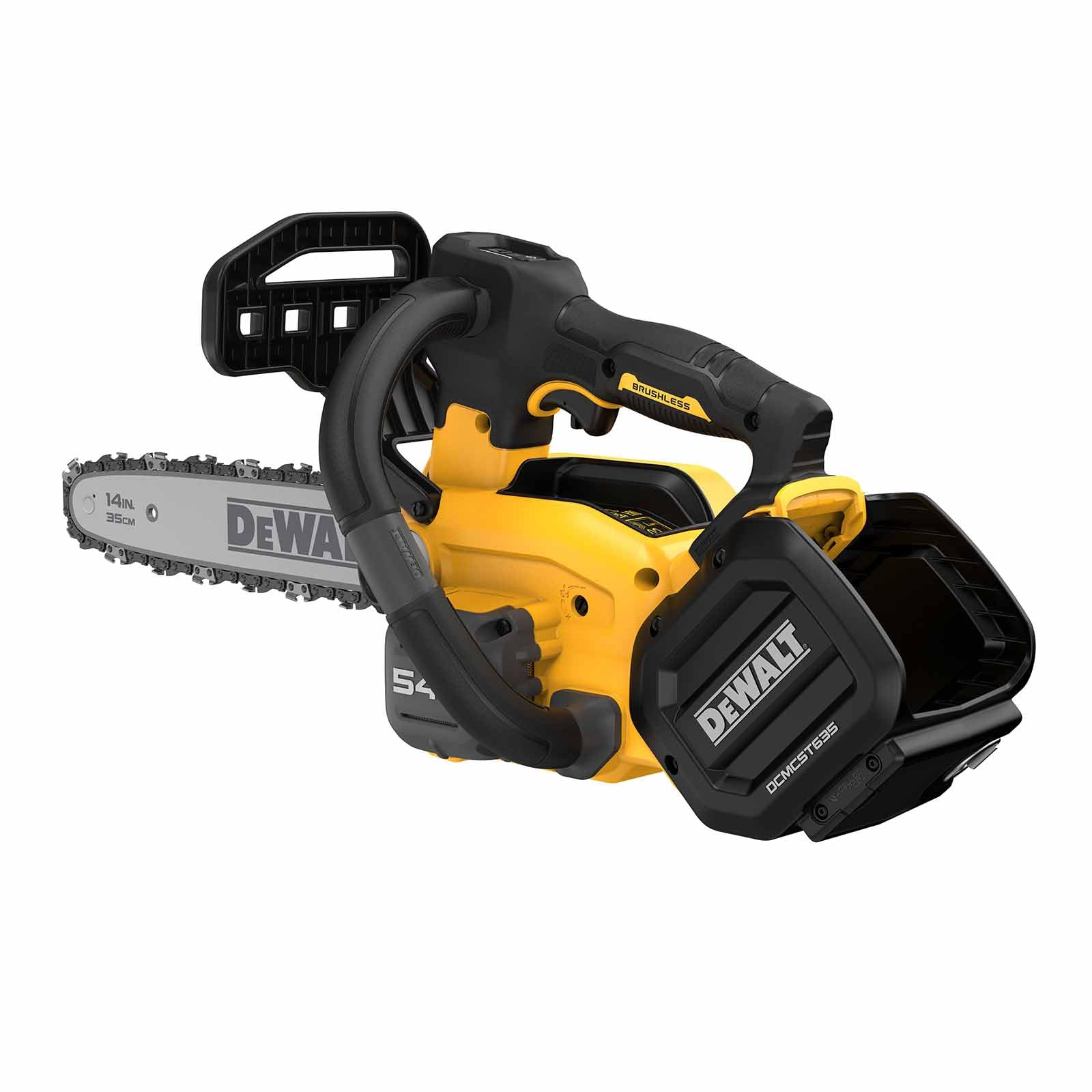 Dewalt Tronçonneuse d'élagage FlexVolt sans fil - 54V - DEWALT - 35 cm - Sans batterie - DCMCST635N-XJ