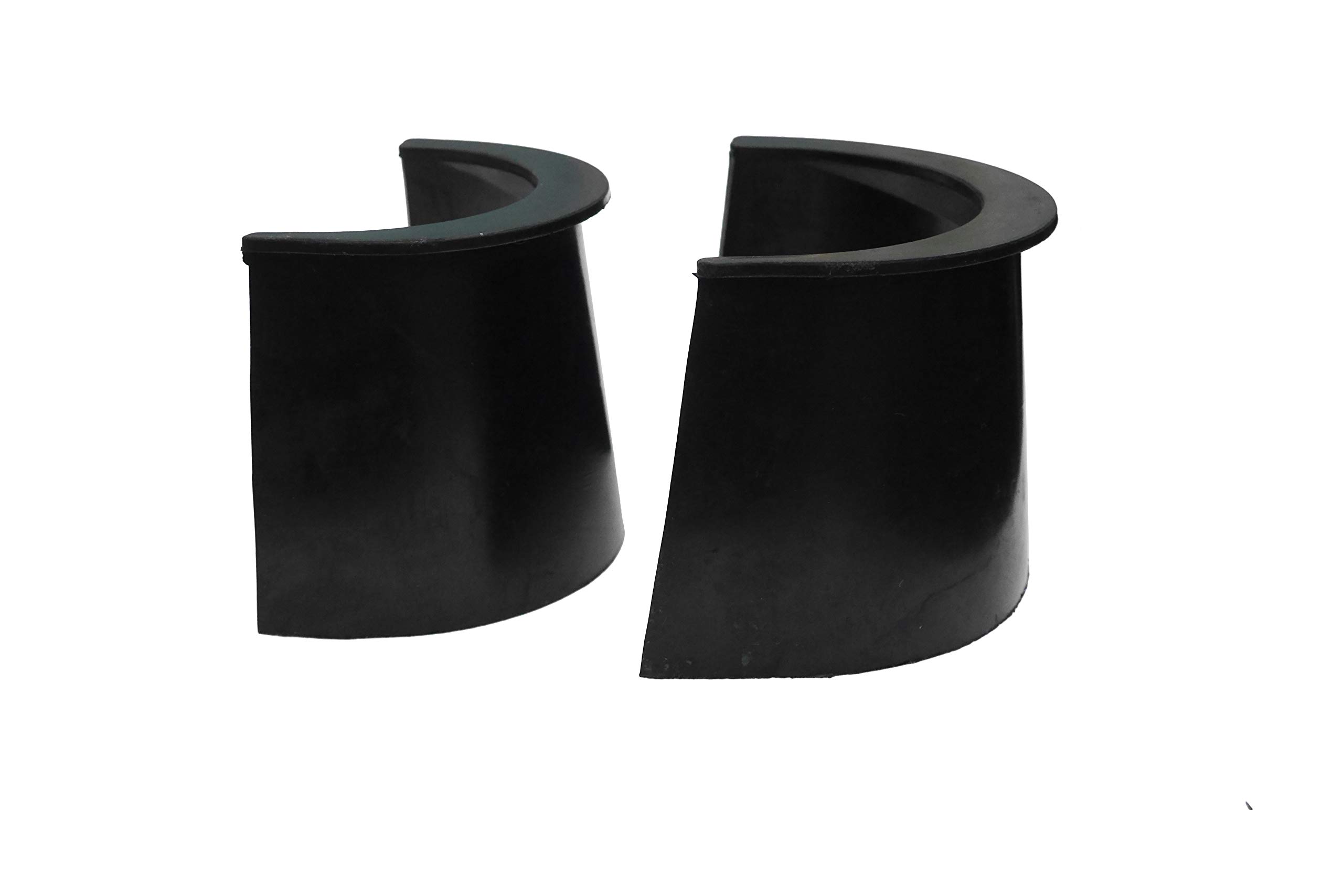 BornWinner 4-Inch Rubber Pocket Liner for Pool Table (Set of 6) (4" Height)