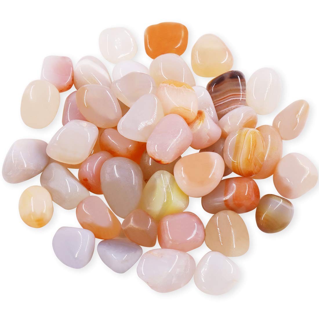 Blue Agate Stones for Plants & Decor -10