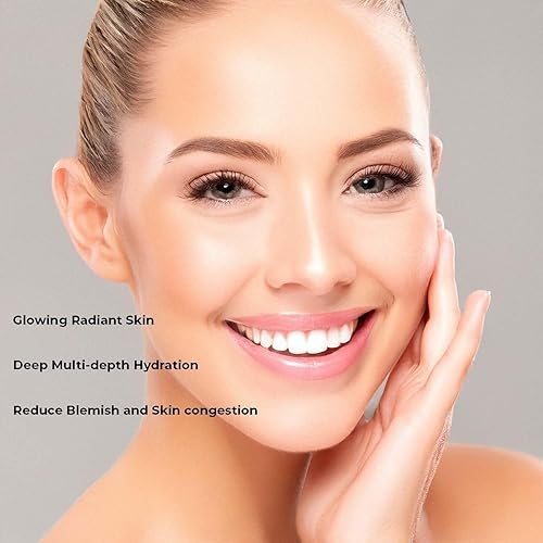 Miniatura 5 de Paquete de cuidado facial Set de tratamiento facial ácido hialurónico con 2% + vitamina B5 y niacinamida 10% + zinc 1%, suero facial hidratante para