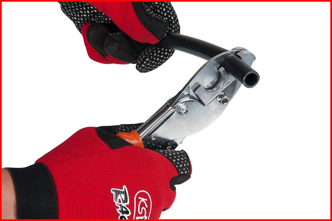 KS Tools 123.0075 Juego de tijeras para mangueras y tubos de plástico, 7 pzs