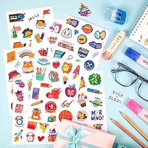 Back to School Stickers for Kids, 256Pcs First Day of School Teacher Reward Cute Stickers for Teens Toddler Students Classroom Decorations Back to School Stickers for Kids 256Pcs First Day of School Teacher Reward Cute Stickers for Teens Toddler Students Classroom Decorations
