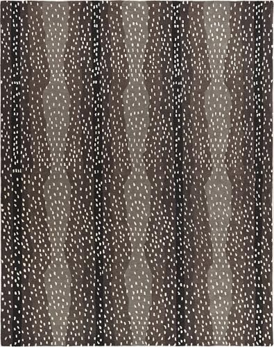 Image of Restoration and Renovation Antelope Cheetah Blue Animal Contemporary Handmade 100% Woolen Area Rugs & Carpets (Mink, 2.6' x 10')