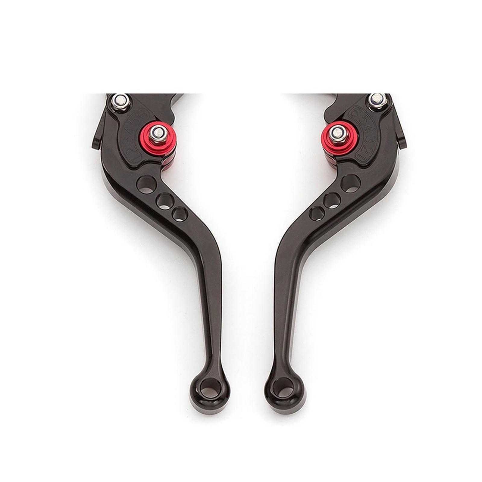 Dajmsuy Short Black Motorbike Brake Clutch Lever For Fz1 For Fazer Gt Fz6 For S2 For Fz6r Fz8 Xj6 For Diversion For Abs For Fz6-Fazer F-16 Y-688 Motorcycle Brake Clutch Levers