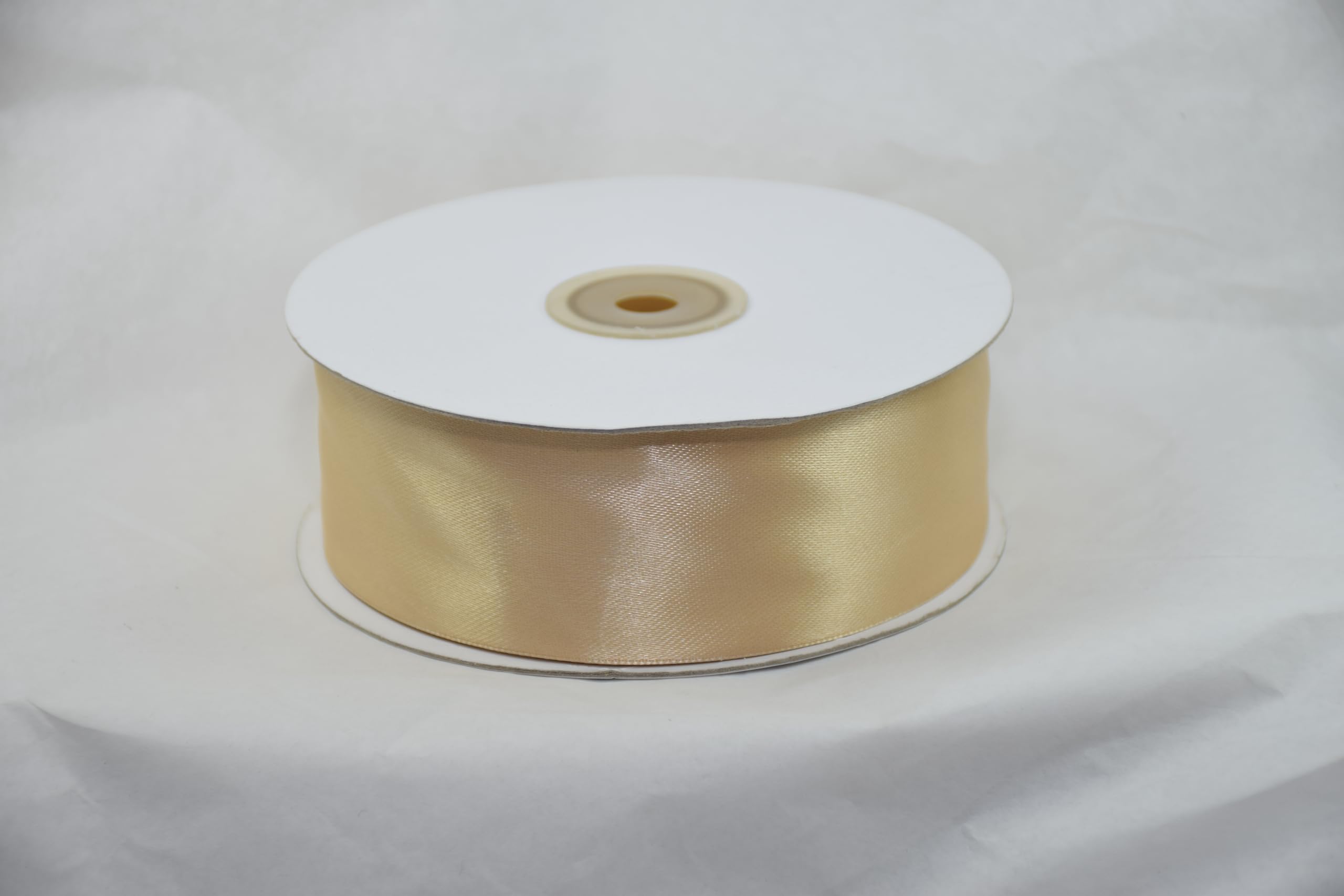 Nastro Di Raso Doppio 15 Mm X 50 Mt – Colore Nocciola, Perfetto Per Confezioni Regalo E Lavoretti Creativi!