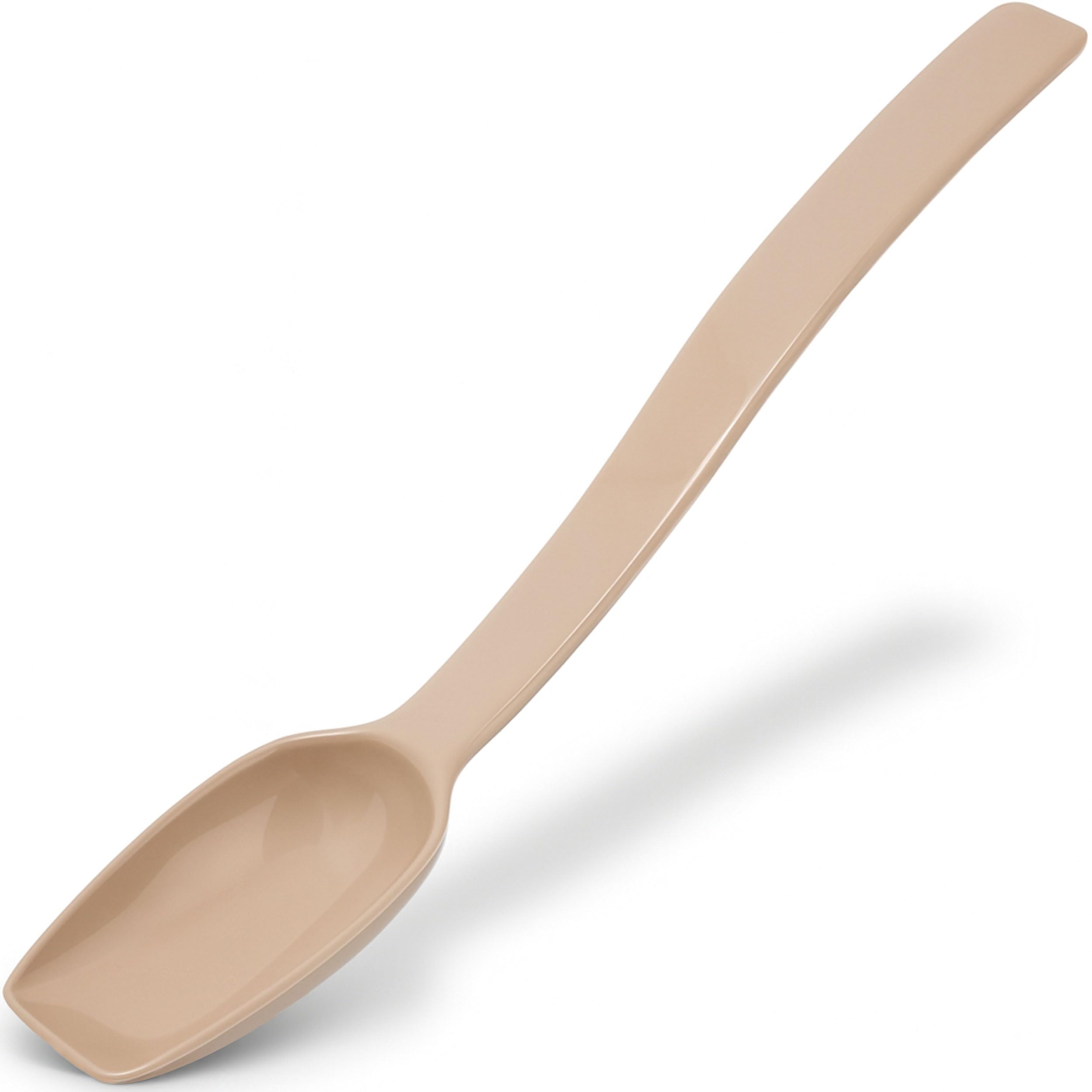 Carlisle Solid & perforiert Buffet/Salat Servierlöffel 0,6 oz – .8 oz (12 Stück), 0.5 oz, beige, 12