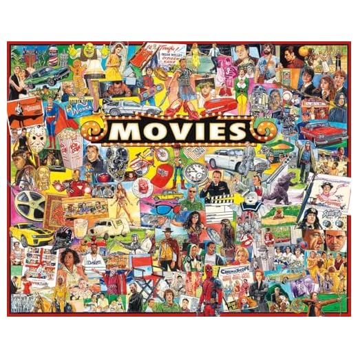 White Mountain Puzzles The Movies - 1000 Piece Jigsaw Puzzle