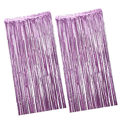 OSALADI 4 Pcs Placa De Contas Cortinas Rosa Bebê Festa De Aniversário Cortina De Chuva Cortina De Ch