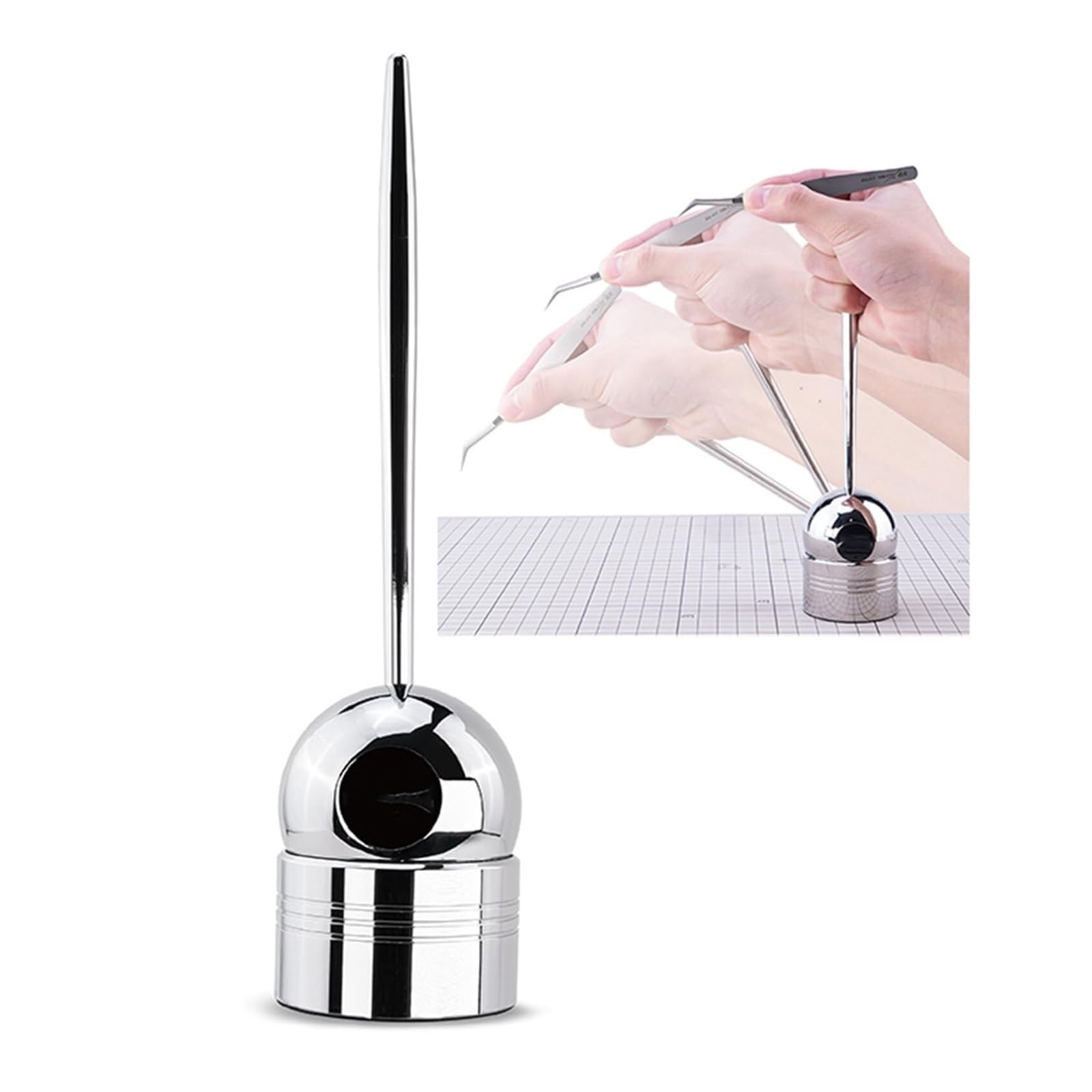 Stabilizzatore for mani for modellismo, ruota orizzontalmente di 360° e verticalmente di 210°, modello di stabilizzatore for mani di precisione, riduce efficacemente il tremore delle mani