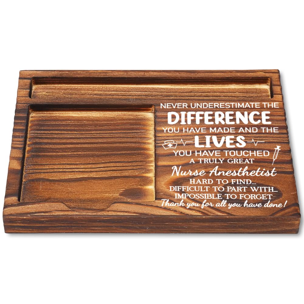 Nurse Anesthetist Appreciation Gifts, Thank You Gifts for Nurse Anesthetist, Nurse Anesthetist Gifts, Best Nurse Anesthetist Office Desk Decor Gifts Self-Stick Note Pad Holders YB406