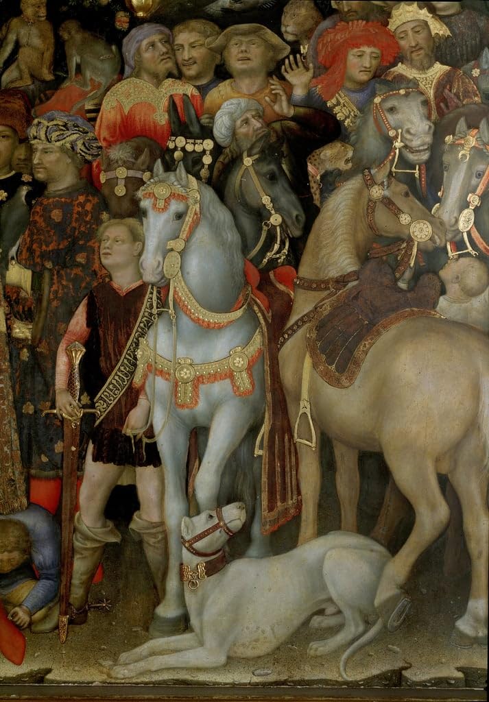 Decoración de hogar con el lienzo de la Adoración de los Magos: pintura vintage de 60x90cm 5