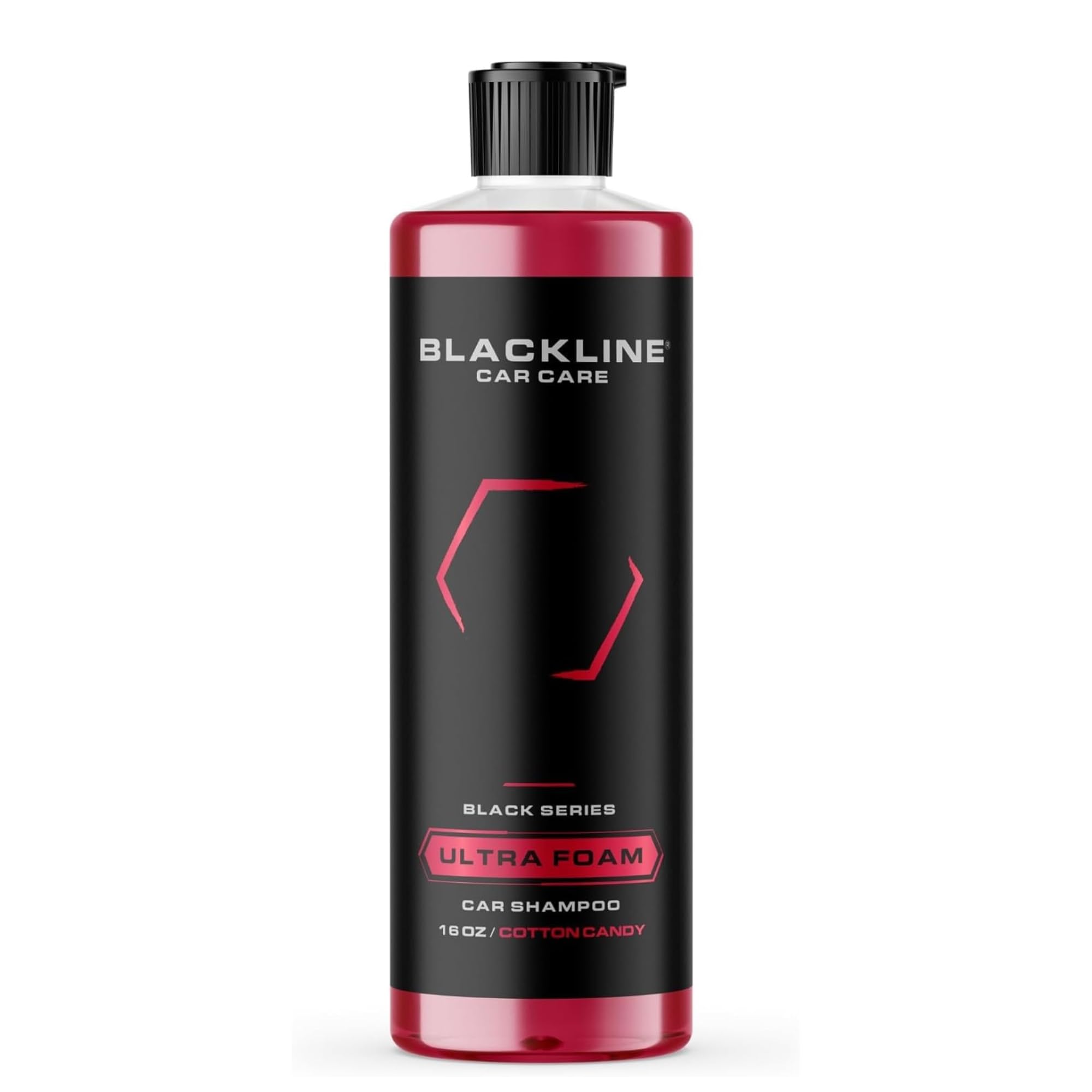 Blackline Automotive Extreme Foaming Car Shampoo - Extreme Ultra Foam Perfect for Ceramic Coatings - Compatible with Foam Cannon for Pressure Washer (16o Fl Oz, Cotton Candy)