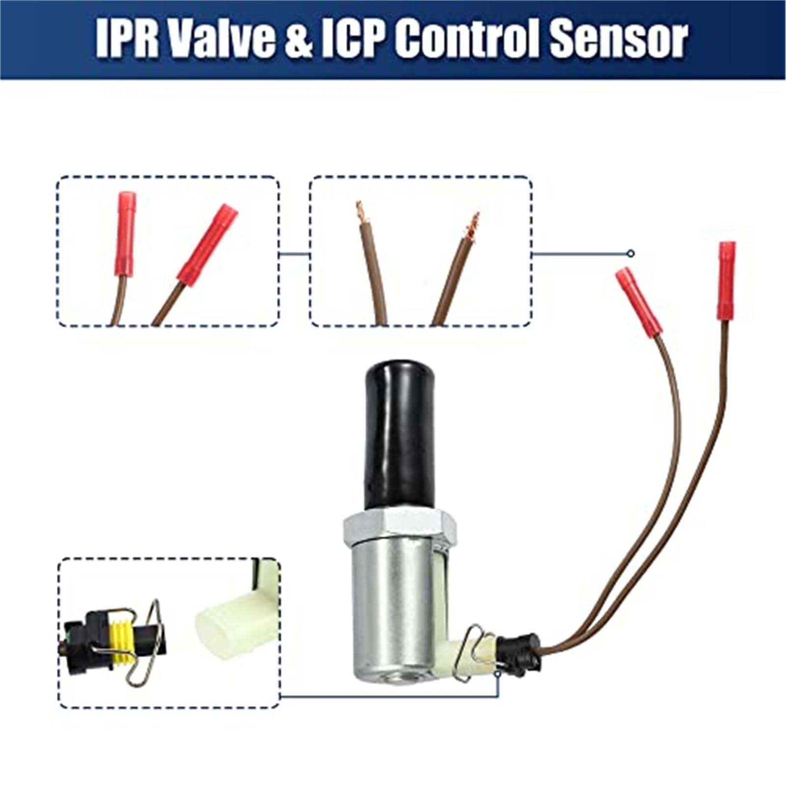 Regulator ciśnienia wtryskiwacza paliwa 6,0 l i czujnik ICP 5C3Z-9C968-CA Regulator ciśnienia paliwa