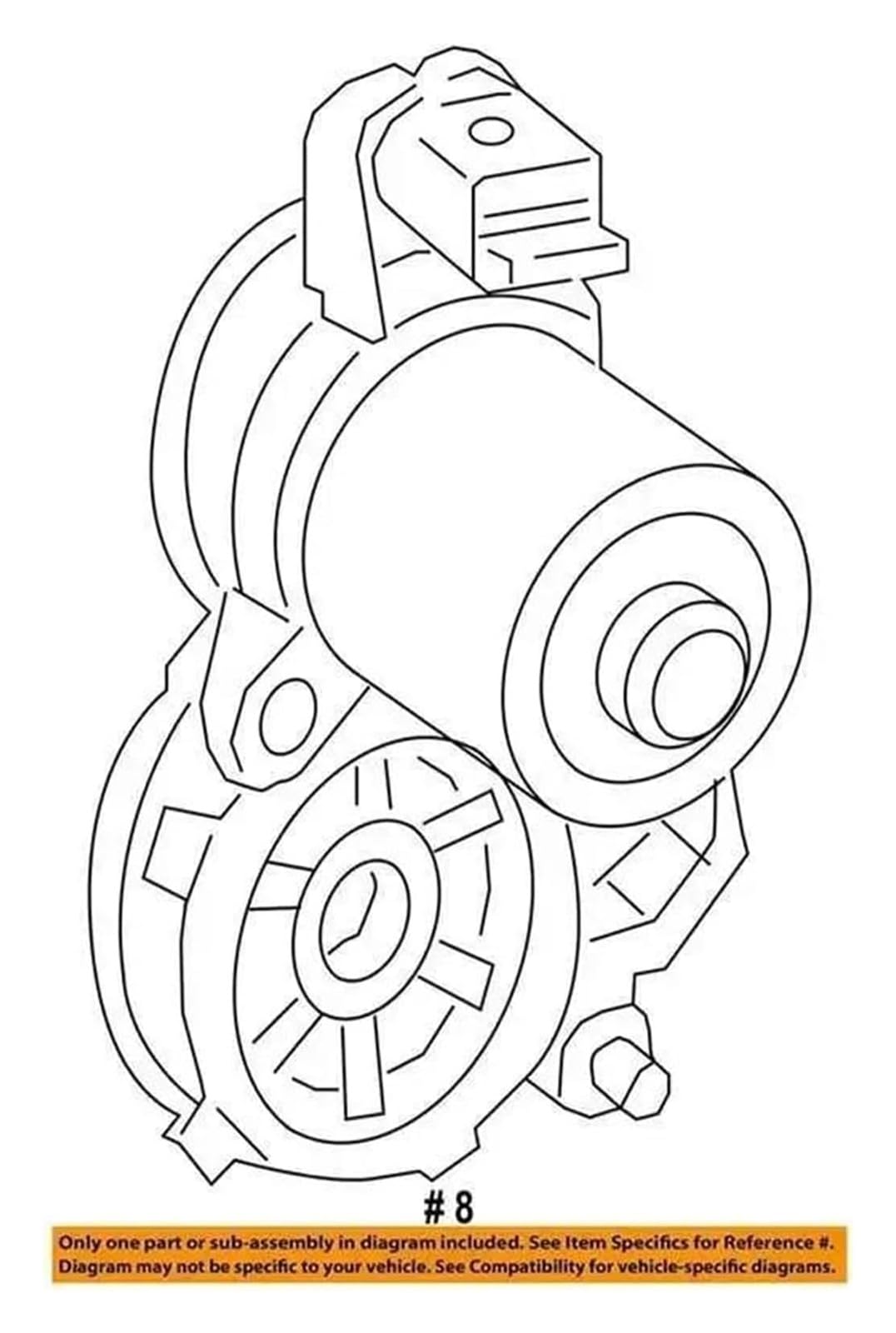 Actionneur de Frein de stationnement arrière Droit A0009061303 pour Mercedes-Benz C200, C250 et W205