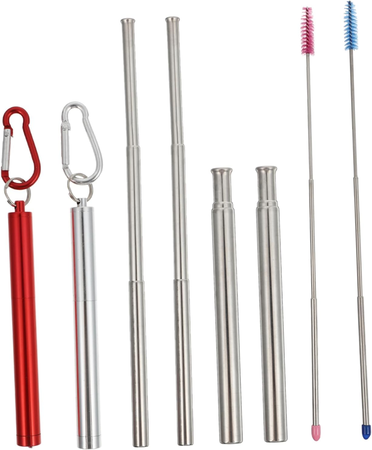 Amazon.co.jp SEWOART Folding Straws Travel Straws Portable Straws