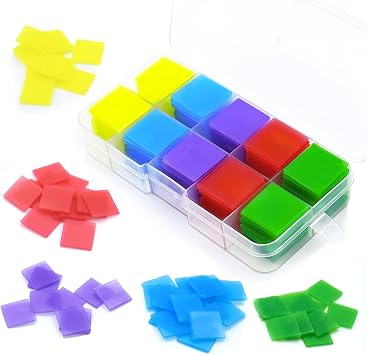 OKAMMY Diamond Painting Tools Art Wax - 100 Pcs Colorful Diamond Painting Accessories Glue Supplies Set for DIY Diamond Art Painting Embroidery, 5 Colors, PH065