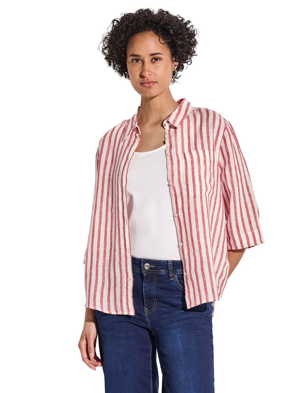 Street One A345632 Chemise rayée Femme (Lot de 1)