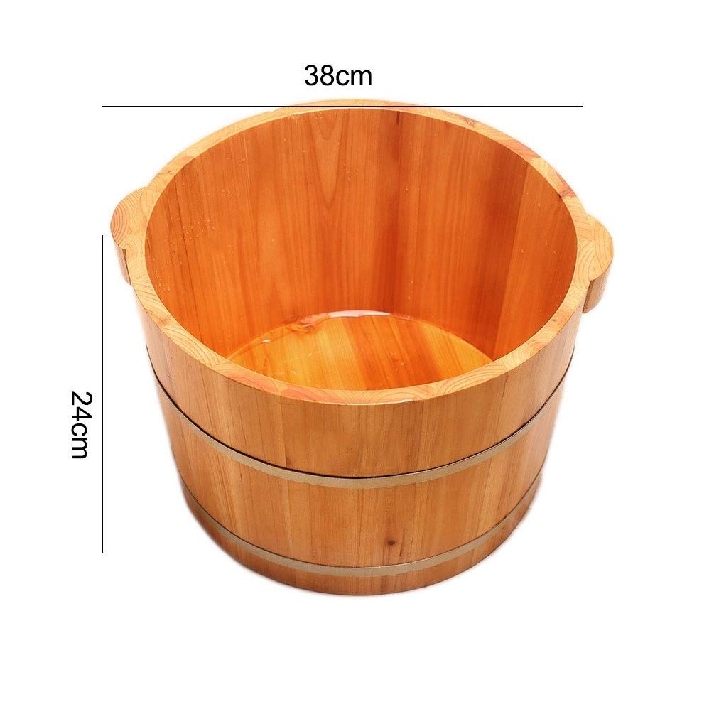 PUCHEN Barile di legnoPiedeSpaBarilepedicurePediluvio,Lavaggio dei piediBarile,Legno massiccioPiedeAmmolloBarileSecchio,PiedeBagnoBarileLoftyAmbition Comfortable Anniversary