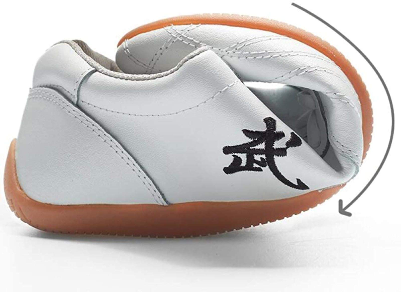 ZKHD Tai Chi Kung Fu Scarpe Taekwondo Scarpe Arte Marziale Cinese Tradizionale Wushu Shaolin Trainer Sneakers Traspiranti per Uomo Donna Bambini Bambini,White-45EU