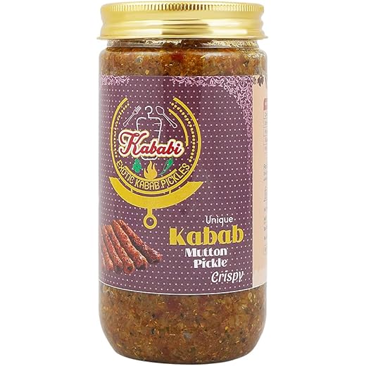 Kababis Mutton Crispy Seekh Kabab Pickle 400 GM Unique Ka