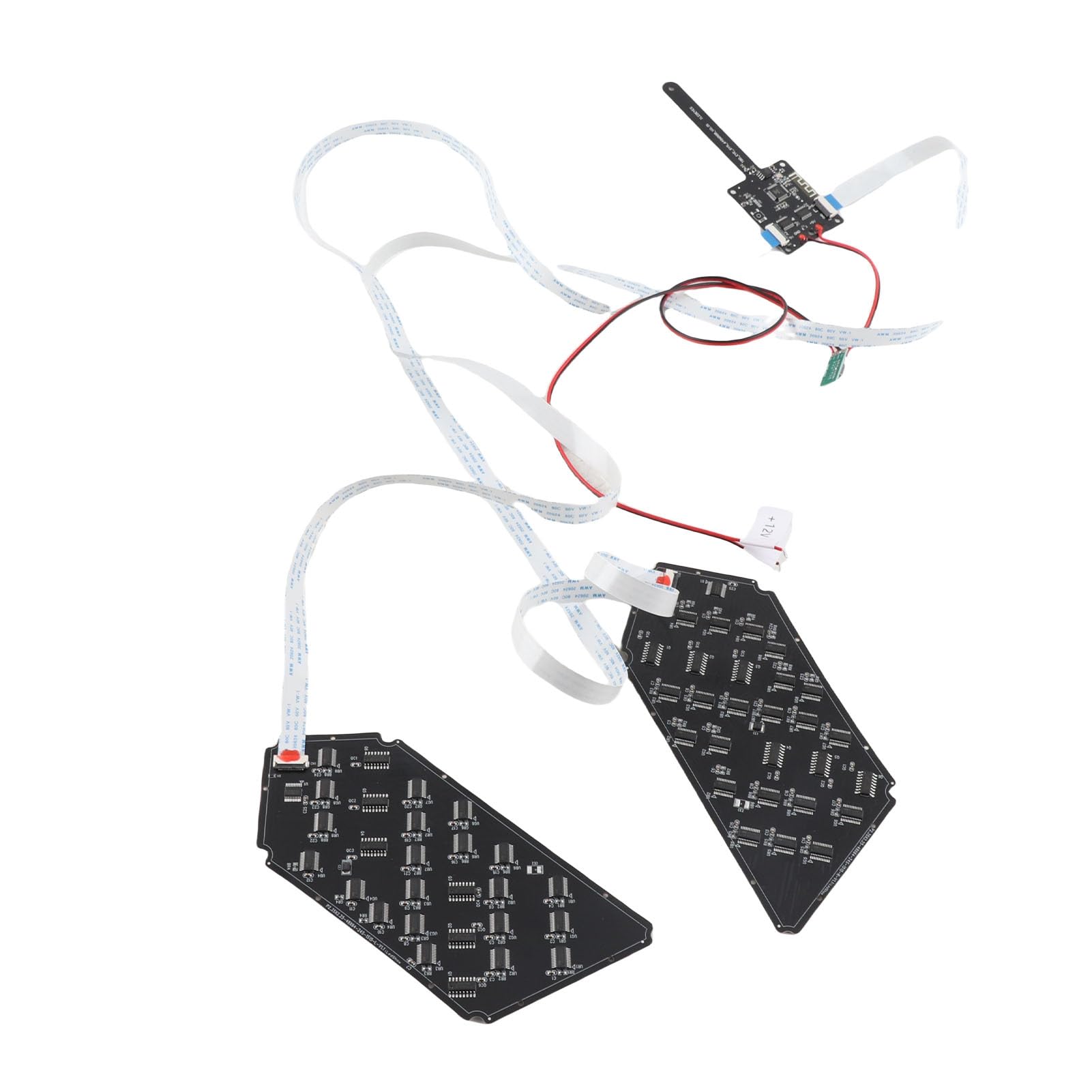 Mochila LED con pantalla ocular, resolución de 60x96, aplicación Bluetooth, pantalla de visualización programable para mochila de coche, DC12V