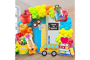 Preschool Graduation Balloon Arch: First Day of School Celebration