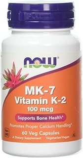 NOW Foods, Mk-7 Vitamin K-2 100 Mcg, 60 Vegg Capsules