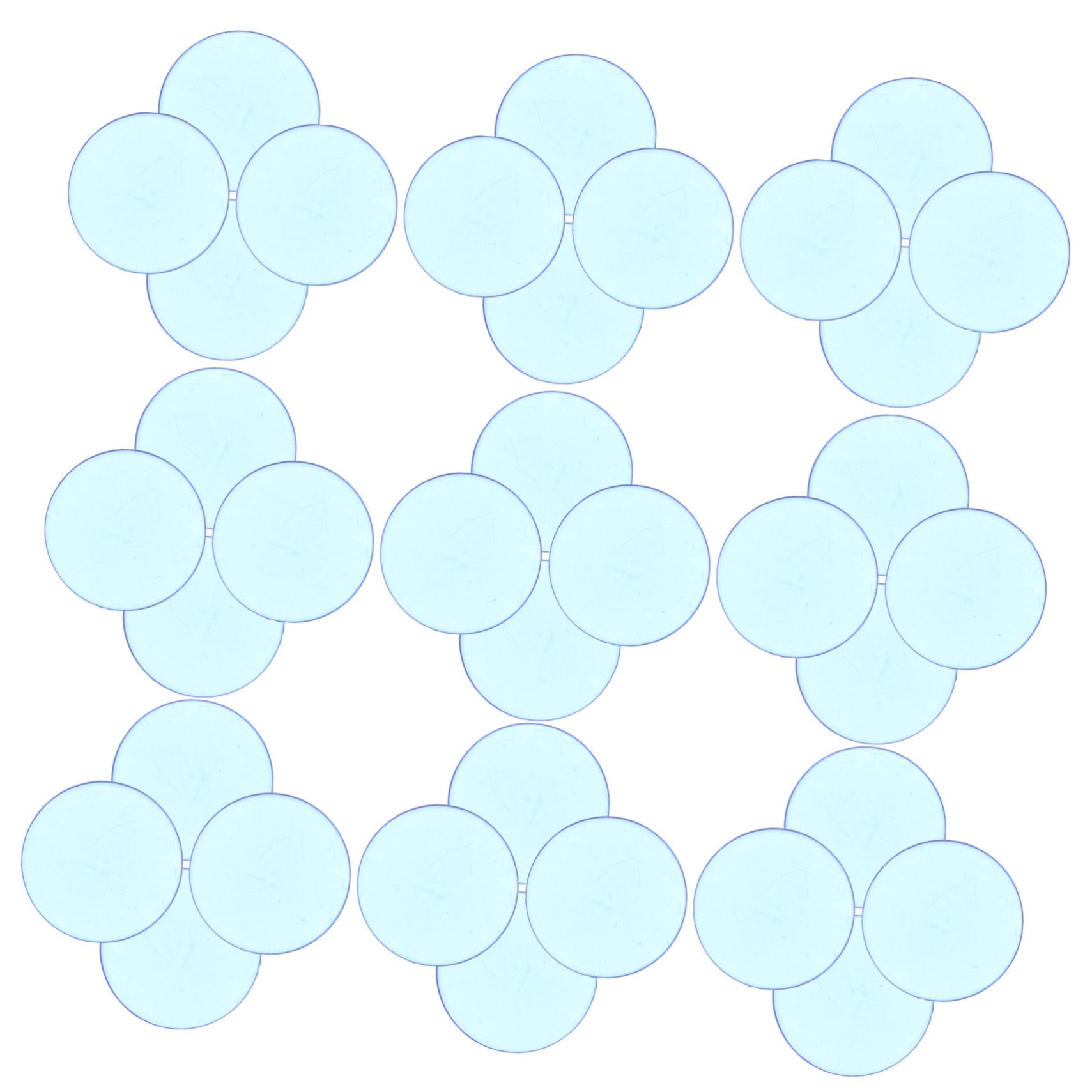 ifundom Educational Math Counters 19mm Acrylic Poker Chips for Boys and Girls Bingo Tokens Math Practice Card Games