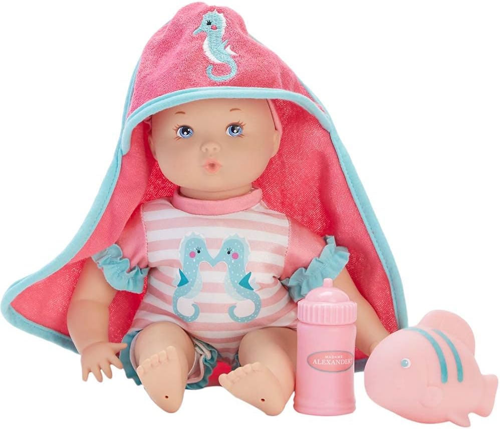 Madame Alexander 12" Splash and Play Seahorse Doll with Accessories