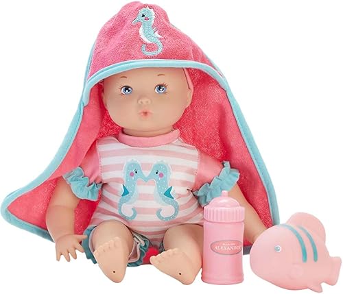 Madame Alexander Muñeca de caballito de mar Splash and Play de 12 pulgadas con accesorios