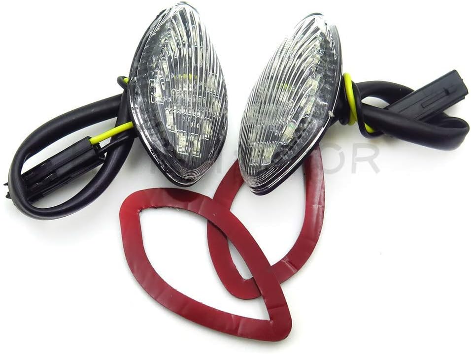 SMT- Clear Led Flush Mount Turn Signal Compatible With Honda Cbr 919 600 F3/F4/F4I 600Rr 1000Rr [B00RUE0W20]